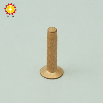Red copper rivet solid beam tail